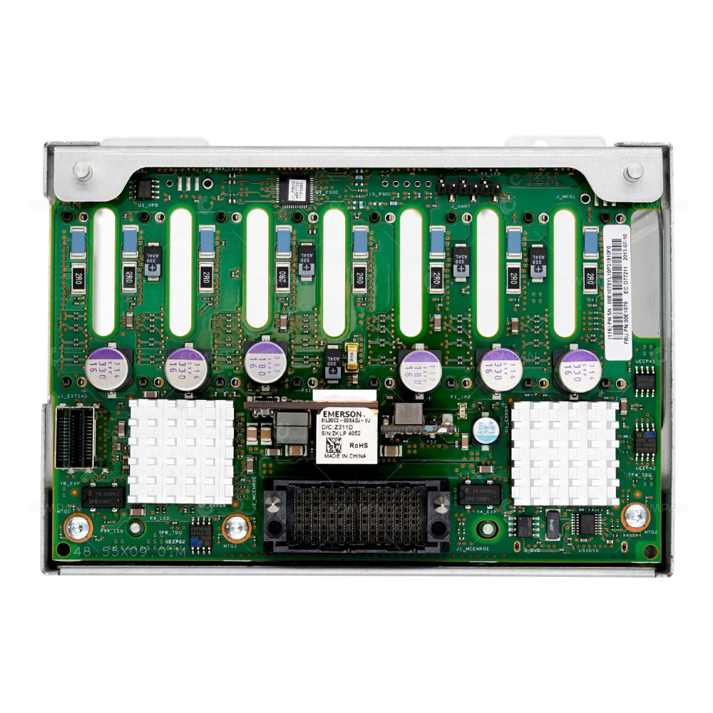 2BD6 IBM 8-SLOT SFF BACKPLANE FOR POWER 740 720 PSERIES POWER7 D77211, 00E1079, 00E1078